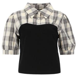 [에이비에프지]레이어드 스타일 반팔 블라우스 APZ2HB09E