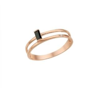 [로이드] 투라인 바게트 블랙스톤 10K/14K/18K 반지 LRT18098T