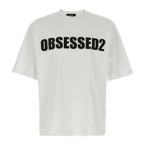 디스퀘어드2 프린트 크루넥 티셔츠 S74GD1478D20033 100