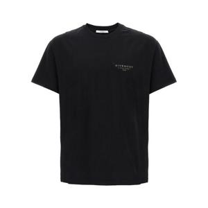 지방시 반팔 티셔츠 BM71NK3YRV001 Black