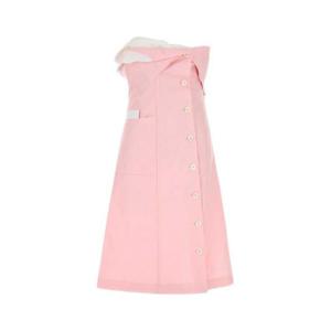 미우미우 스트랩리스 레이어드 디테일 미니 드레스 MF5787SOOO1BMS F0E18 TP935269266