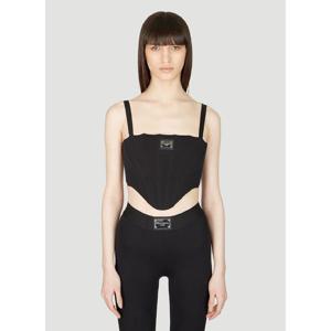 25 FW 돌체앤가바나 여성 Logo Plaque Corset dol0253010blk