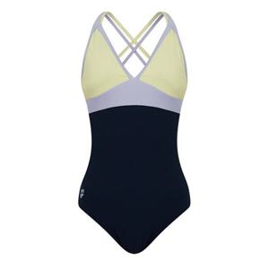 [아레나]여성 A5BL1PE05DNV 스포티 원피스 실내 비치수영복