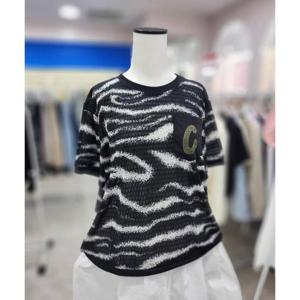 스테파니 세이브존08 물렬 라운드 블라우스 A25SH5235