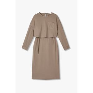 지컷 (7255337106) 저지 H라인 레이어드 원피스