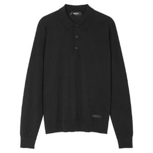 베르사체 긴소매 폴로 셔츠 10173421A12273