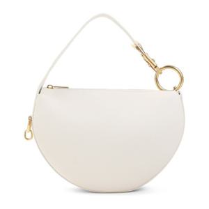 버버리 화이트 하프문 주니어 나이트 숄더 백 8104298 B7348