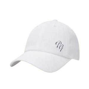 공용 솔리드 배색 자수 로고 볼캡 531E3CP055WH