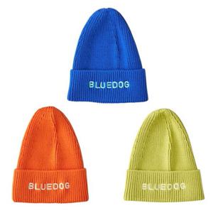 [블루독8-키즈] 택1 블루 BI레터링비니 면니트 겨울 모자 세돌선물 초등 25A1980202