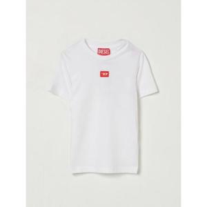 키즈 디젤 티셔츠 J025010GRAI K100 White
