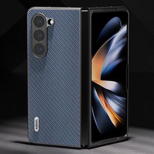 갤럭시Z폴드7 제트지 슬림 카본 패턴 명품 천연 소가죽 케이스