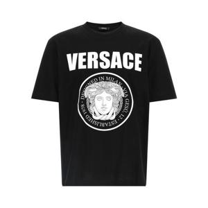 베르사체 반팔 티셔츠 10133021A150831B000 White Black