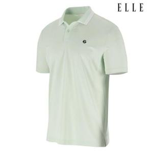 엘르골프 세이브존01 남성 에리 로고 포인트 폴로 티셔츠 6J35212 740