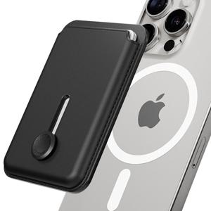 맥세이프 M 비카 버튼업 카드지갑 케이스 핸드폰 휴대폰 스마트폰 카드 3장 수납 비건 가죽 지갑형