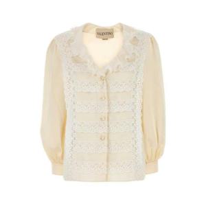 발렌티노 러플 레이스 디테일 셔츠 7B3AB7W18M6 GX1 TP946374295