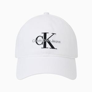[캘빈클라인 진]공용 CK 모노그램 야구모자 볼캡 화이트 4G5004G (4G5004G-YAF)