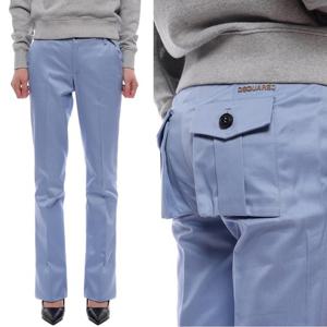 [디스퀘어드2] 여성 코튼 스트레이트 팬츠 (S72KA0328 S37488 086)