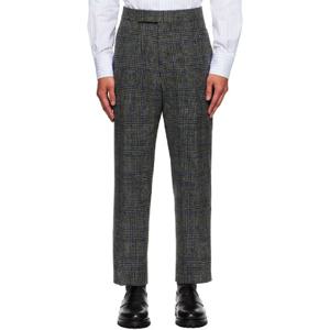25 FW 톰브라운 남성 그레이 프린스 오브 웨일스 헌팅 트위드 슬랙스 252381M191007