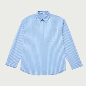 여성 스트라이프 오버핏 셔츠_253(10530-120-649-45)