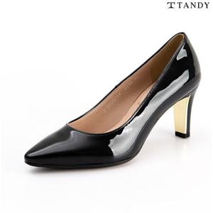 여성 세무 펌프스 구두 (굽 7CM) 719078_CK-101 블랙