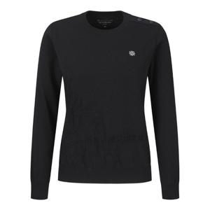 [세인트앤드류스]여성 플로럴 모티브 긴팔 니트 (821E1SR105BK)