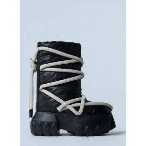 25 FW 릭오웬스 남성 루나 메가 트랙터 부츠  ric0161032blk