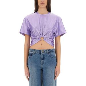 파코라반 반팔 티셔츠 25PJTE009VI0267 P517 LILAC