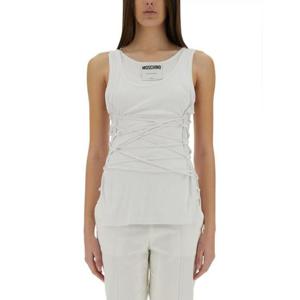 모스키노 민소매 티셔츠 12060445 0001 WHITE