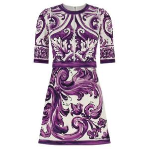 돌체앤가바나 마졸리카 프린트 미니 드레스 F6TSUTFP9AK HP5DQ TP946805860