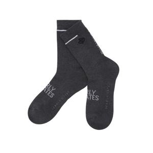 남성 바니 자수 배색 로고 중목 양말 511E3SC042MG