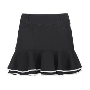 [세인트앤드류스]여성 배색 프릴 큐롯 스커트 (821D3PC001BK)