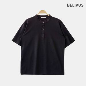 [빌리버스]빌리버스 남자 차이나카라 반팔 무지 티셔츠 BDT381