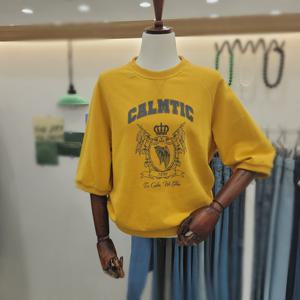 [비지트인뉴욕]하프 슬리브 스웻 셔츠 VB7ST70_US