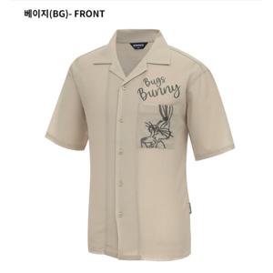 [디즈니골프]남성 벅스버니 아트웍 반팔 남방 셔츠 (SP2MSH046)_