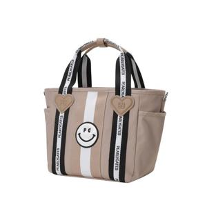 여성 스마일 배색 웨빙 투웨이 토트백 521E3BG005BG
