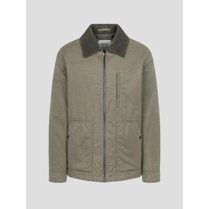 [갤럭시 라이프스타일] 배색 믹스 인퀼팅 아우터  카키 (GC5838M02H)