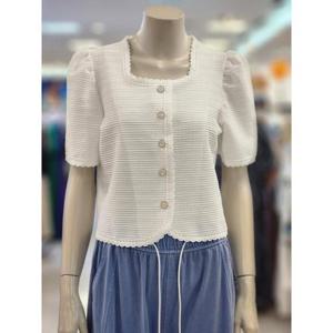 SOUP 세이브존07 스퀘어 퍼프 블라우스 SB6SS1Z1