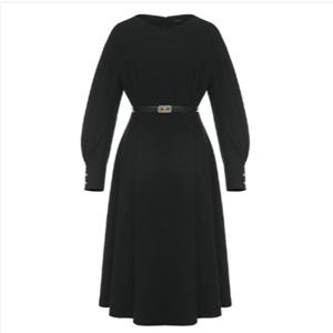 [미니멈]벌룬 플레어 원피스 (MYCAWO8290 BK)_IC