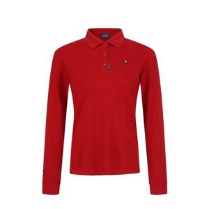 여성 스마일 솔리드 카라 티셔츠 521E3TO201RE