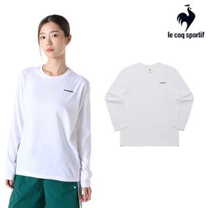 [르꼬끄] 남녀공용 유니 에센셜 레귤러 긴팔티셔츠 QQ323LRL81_OWT