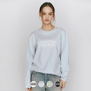 [지오다노]여자 루즈핏 굿에너지 그래픽 프린트 티셔츠 4컬러 395501