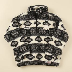 [지프키즈]패턴 플리스 밴드넥 KM4TZU411