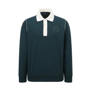 M 캘러웨이골프긴팔 PQC CMTY23F303_GR 남성 루즈핏 면조직감 티셔츠