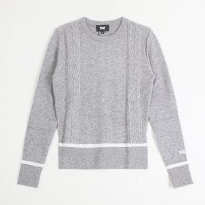 M PXG골프긴팔티 UQC PIFPW4110-12 WOMEN CABLE MIXED SWEATER