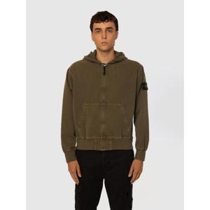 스톤 아일랜드 후드 티셔츠 K2S156100017S0184V0154 MILITARY GR