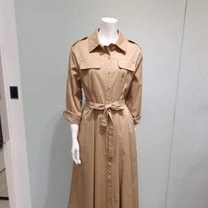 아니베에프 세이브존01 면혼방 벨티드원피스 A42WOP510