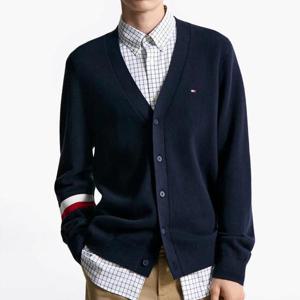 [타미힐피거 남성] 실크 블렌드 가디건 T12F7KCD120MT1DW5