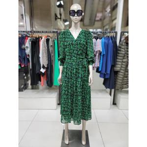 제시뉴욕 세이브존04 알파벳 레터링 랩 쉬폰 롱 원피스 BD85OP5040OP