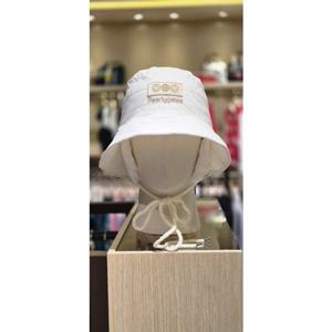 [파리게이츠]521E4CP007_IV-여성 스마일 와펜 귀덮개 퀼팅 버킷햇-(25년겨울)