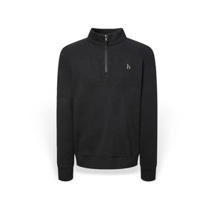 [헤지스] 남성 멜란지 솔리드 하프집업 맨투맨 HZTS5D405CG